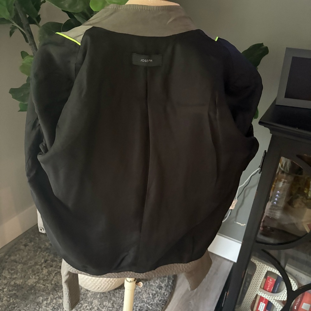 JOSEPH utility bomber-style jacket olive green‎ 38 - Picture 6 of 9